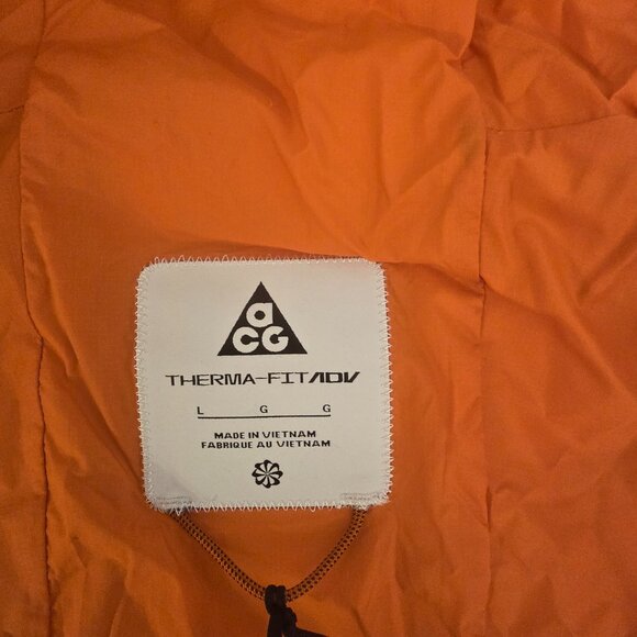 Nike ACG Therma-FIT ADV “Rope de Dope” Jacket DV0363-893 • Campfire Orange/Night - Picture 12 of 13
